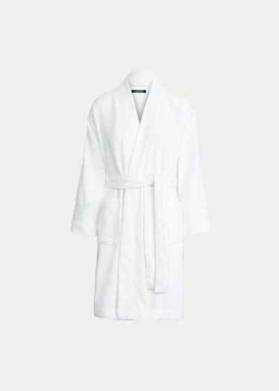 Batas Ralph Lauren Mujer Blancos - Cotton Terry Cloth - BFJGU1208